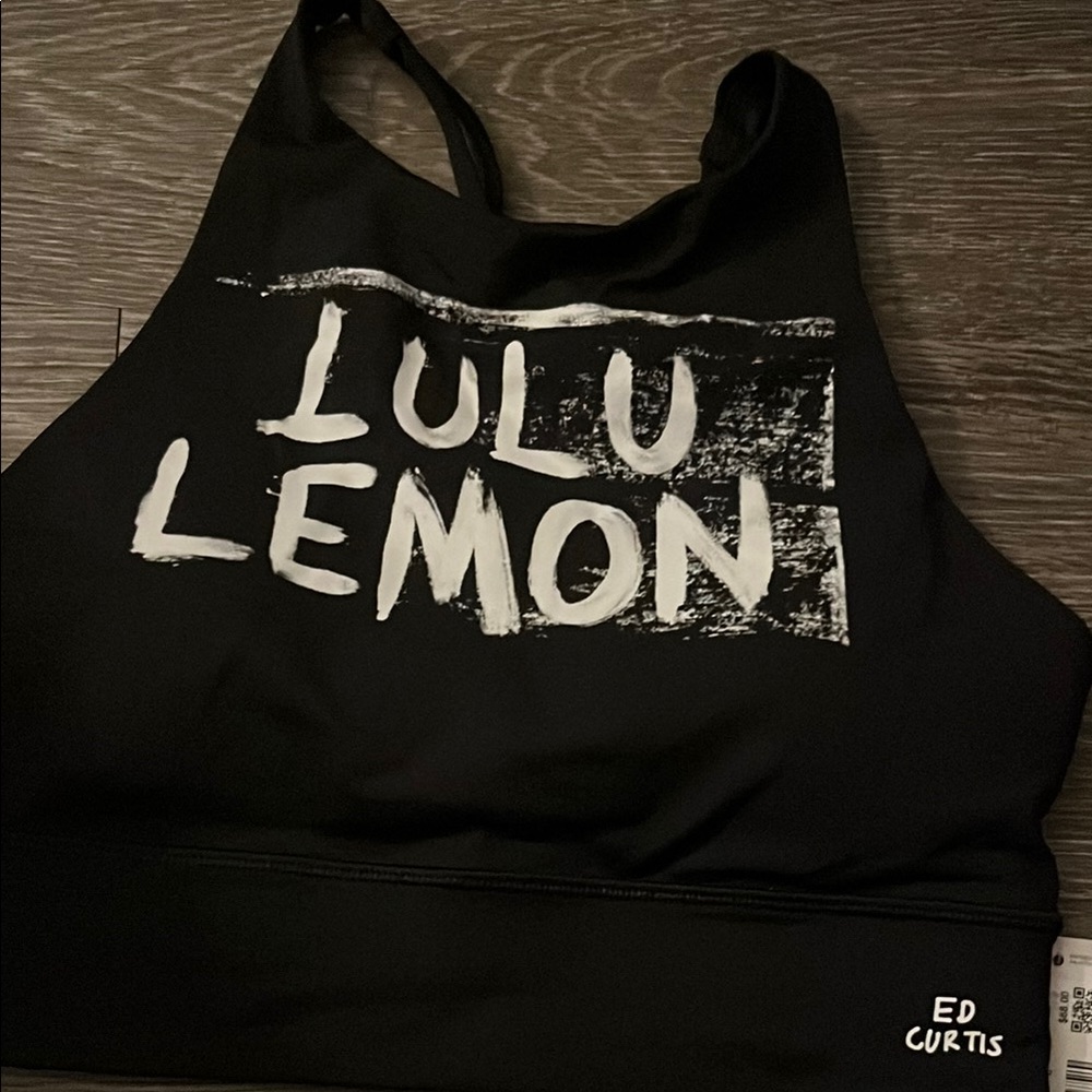 Lululemon Black Energy High-Neck Bra